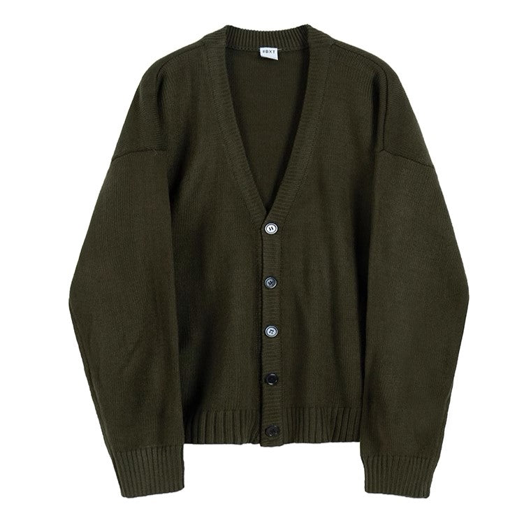 S8 No. 172 Loose V-Neck Knit Cardigan