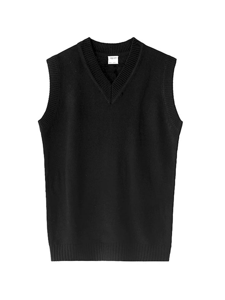 KC No. 403 Black Knit Vest