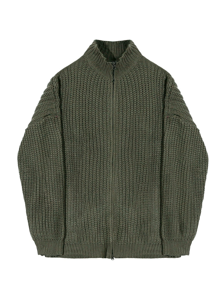 KC No. 435 Zip-Up Knit Jacket