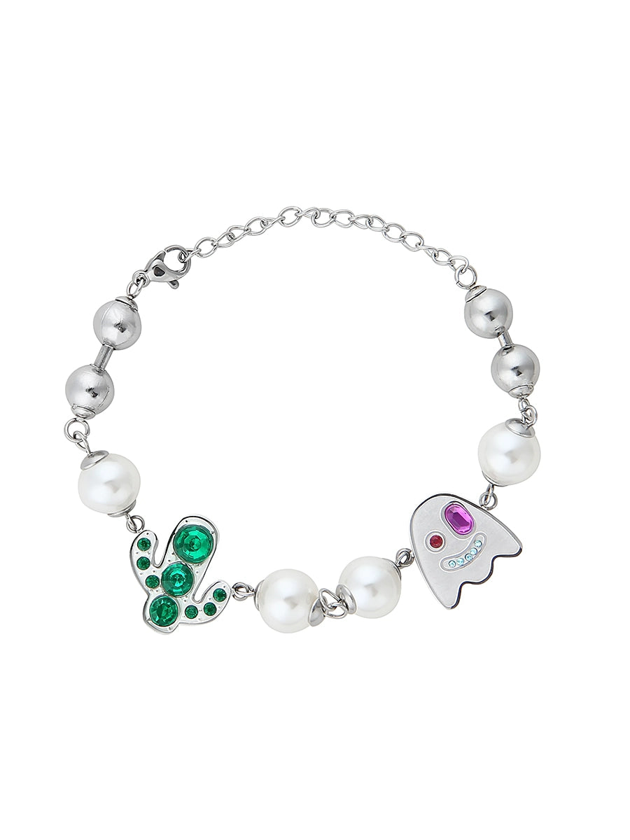 KC No. 619 Pearl & Pendant Bracelet