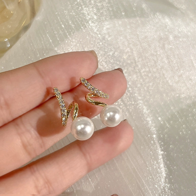 KC No. 163 French Pearl Earrings