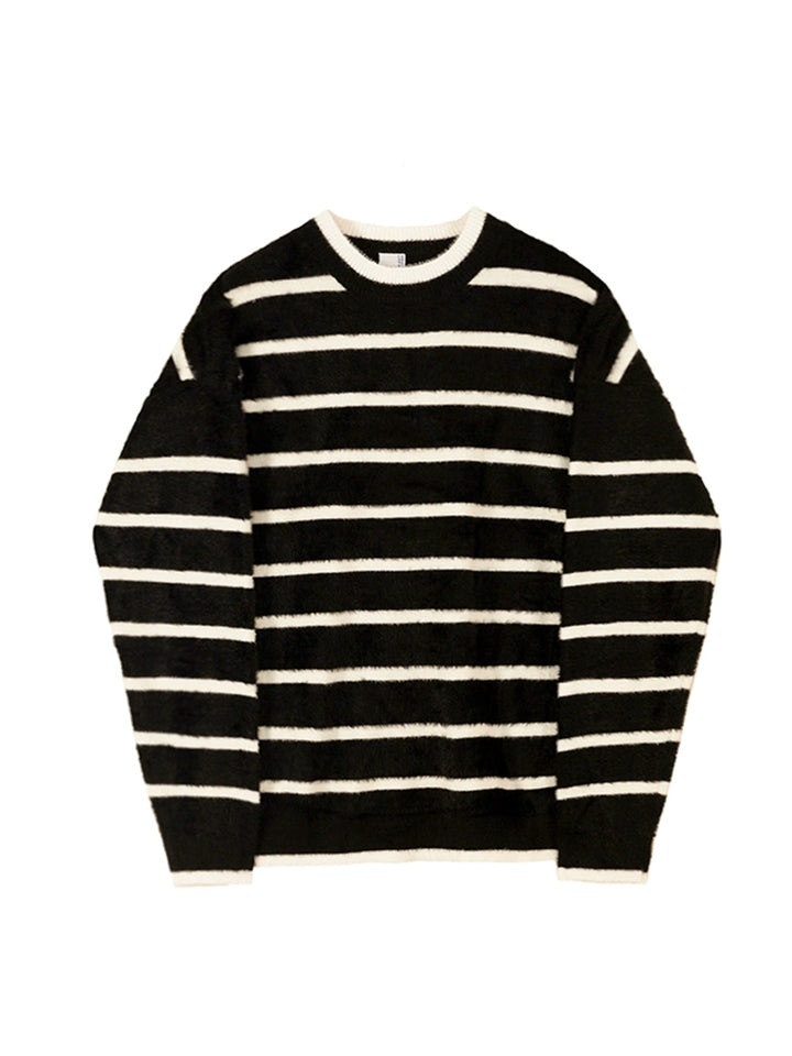 KC No. 428 Black Striped Sweatshirt