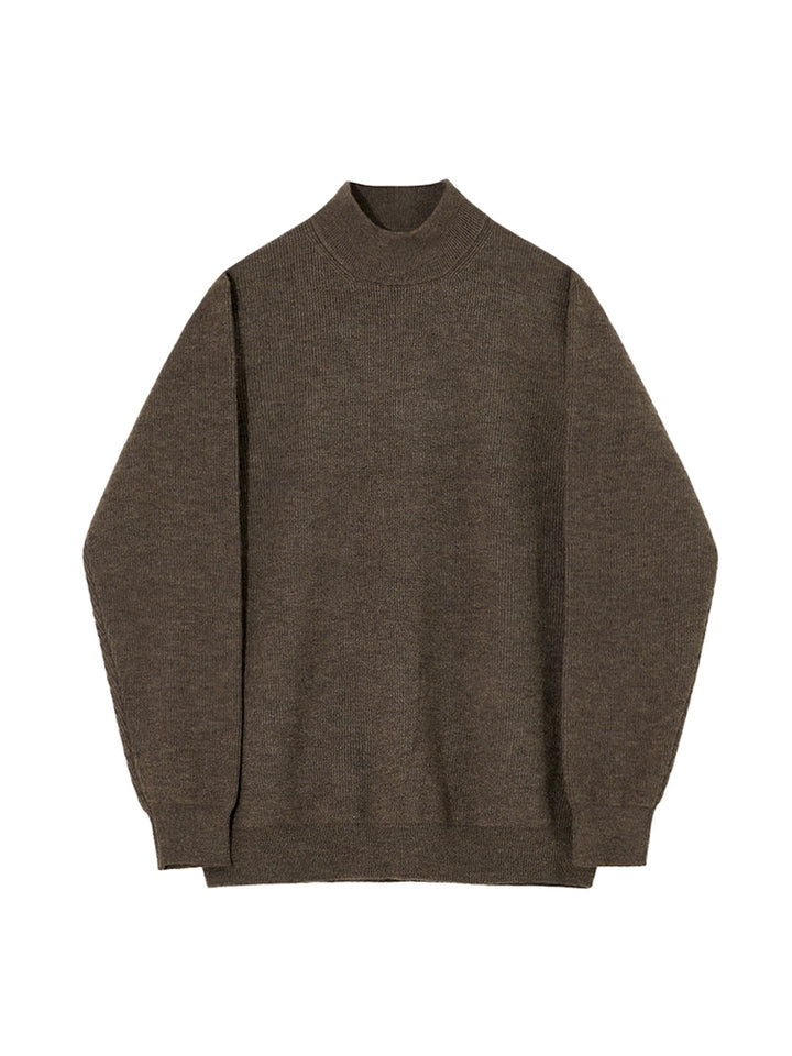 KC No. 422 Semi-Turtleneck Knit Sweater