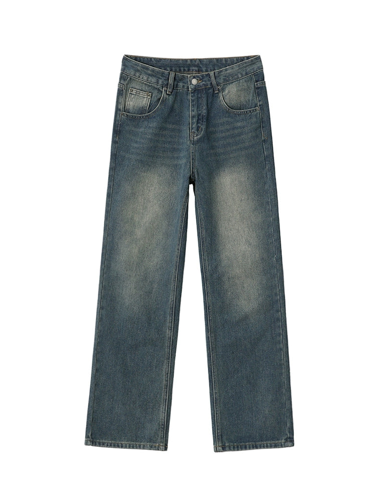 KC NO. 389 WASHED WIDE JEANS |MB