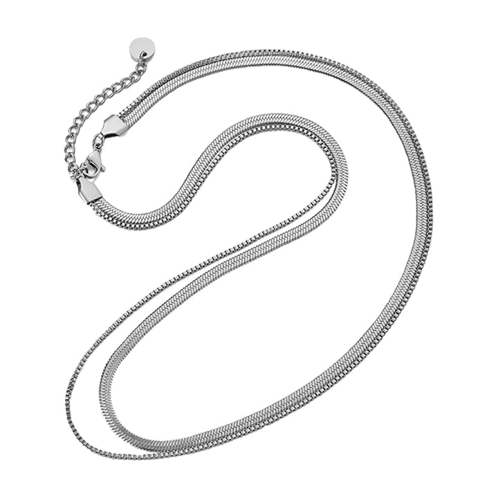 KC No. 285 DOUBLE LAYER SNAKE CHAIN NECKLACE |MN