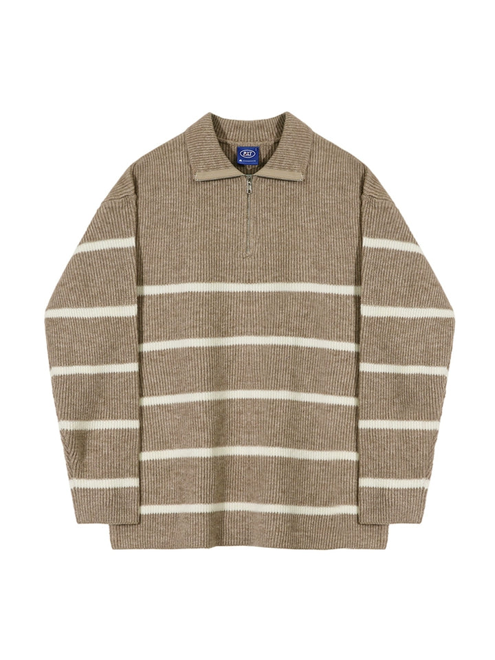 KC No. 207 LAPEL KNITTED SWEATER |MO