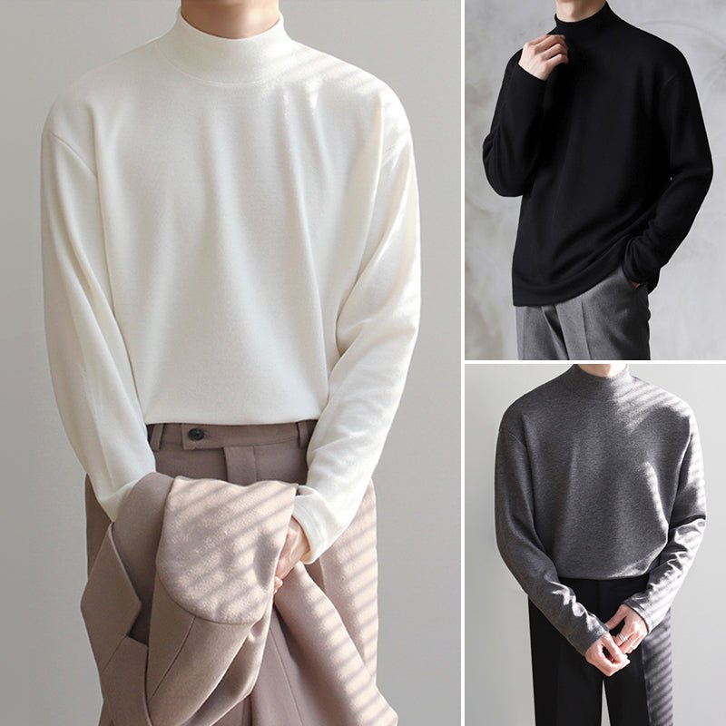 Korean turtleneck mens best sale