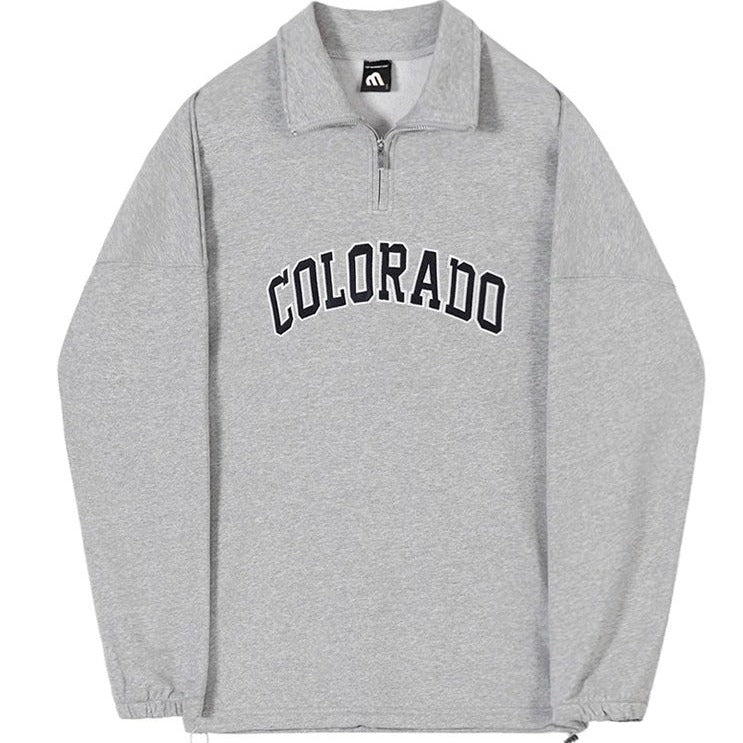 KC No. 155 HALF-ZIP COLORADO SWEATER |MO - KŌSEI COLLECTIVE コーセイコレクティブ|Korean Fashion|Japanese Fashion|Asian Fashion| Asian Jewelry